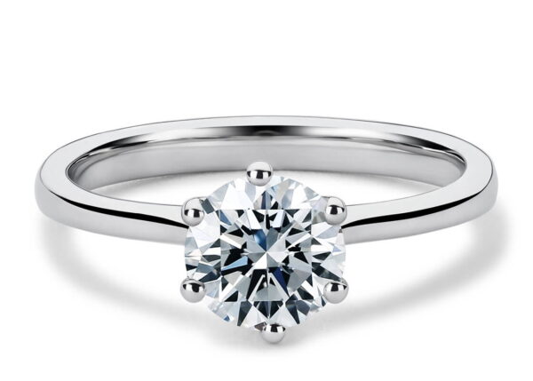 princesa solitario redondo amarillo