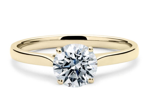 cuture solitario redondo amarillo