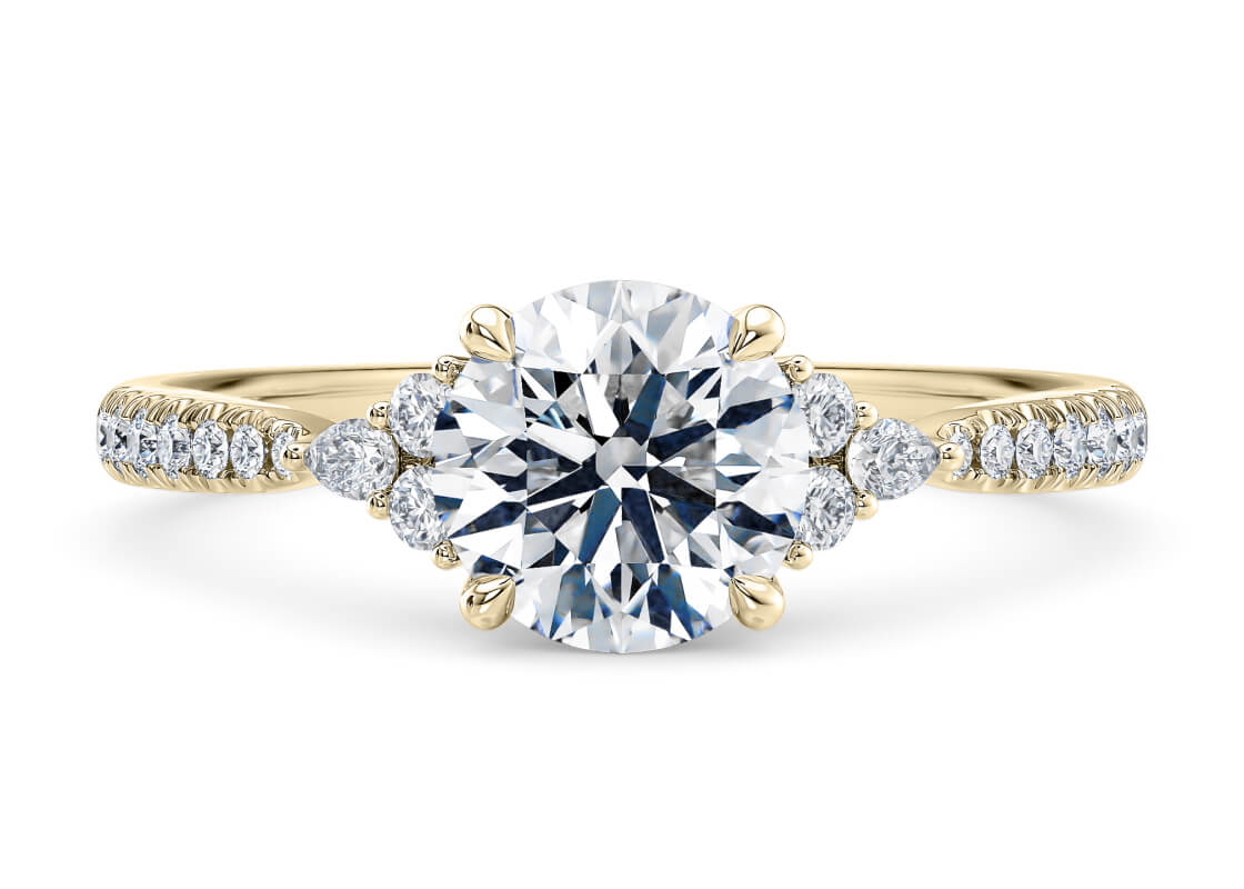 gala round vintage rosa