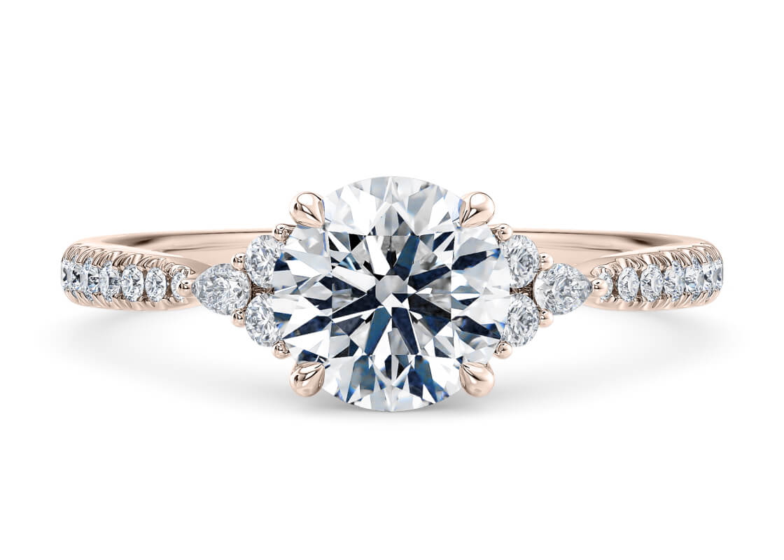 gala round vintage rosa