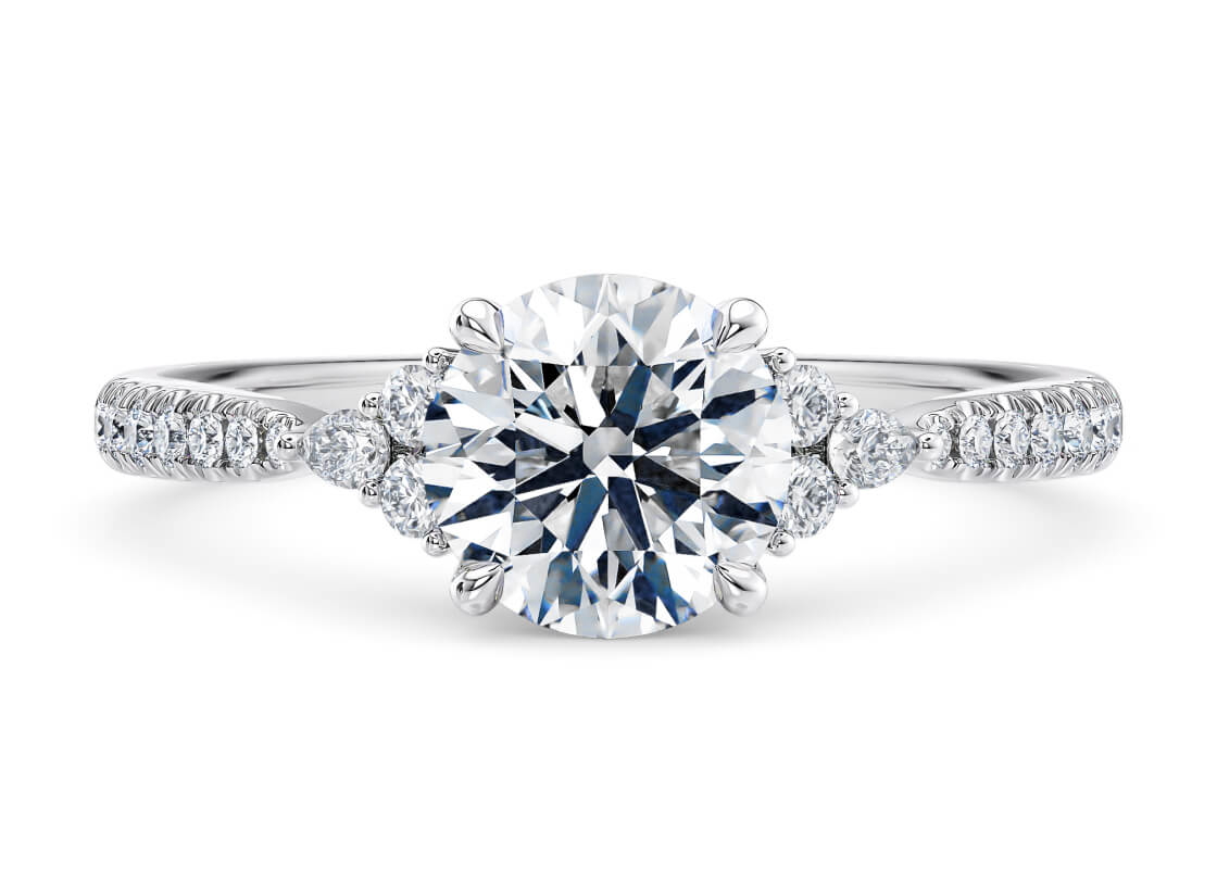 gala round vintage rosa