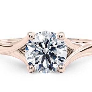 honover solitario redondo rosa