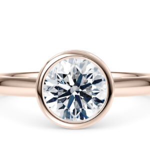 luna solitario talla redonda diamante