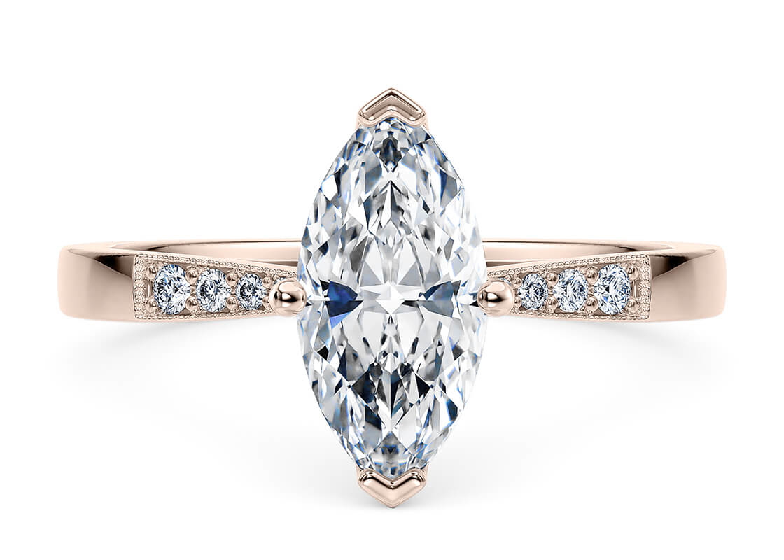 delicate vintage marquise blanco