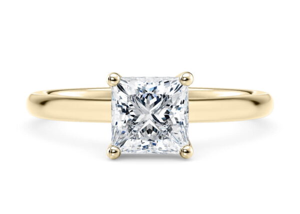 princesa solitario lux rosa