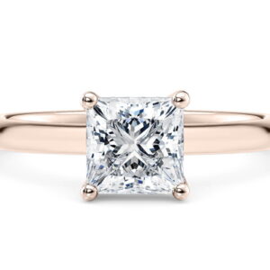 princesa solitario lux rosa