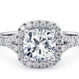 batter halo cushion rosa