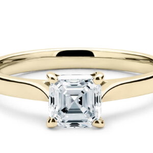 cuntur solitario asscher amarillo