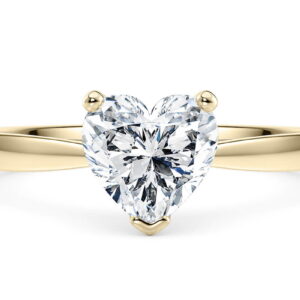 corazón solitario delicate amarillo