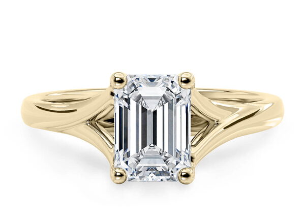 hans solitario esmeralda blanco