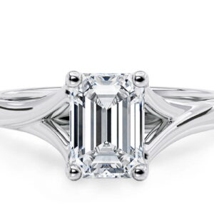 hans solitario esmeralda blanco