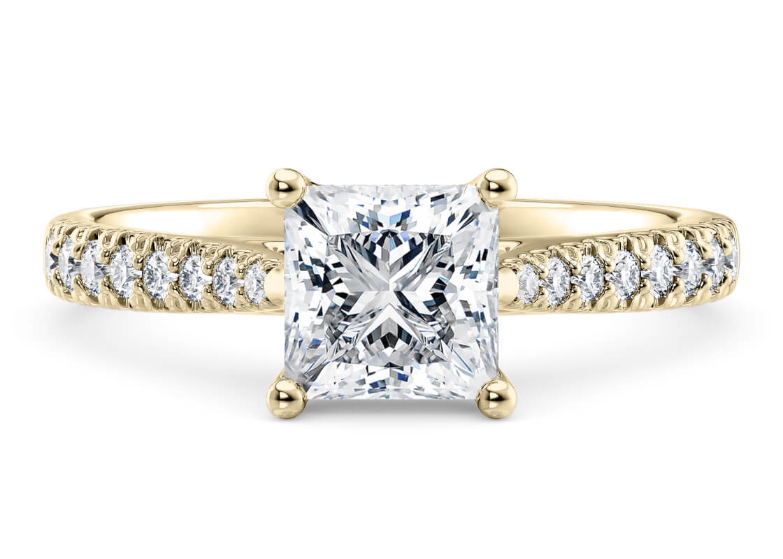 princesa solitario delicate amarillo (copia)