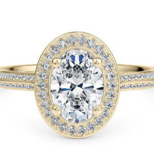 olimpo halo oval oro rosa