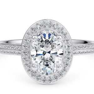 olimpo halo oval oro rosa