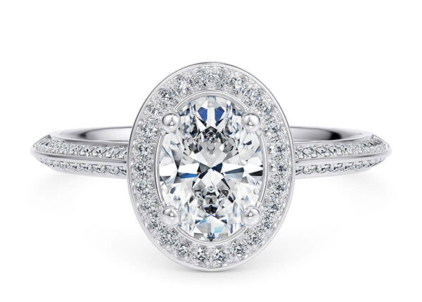 olimpo halo oval oro rosa