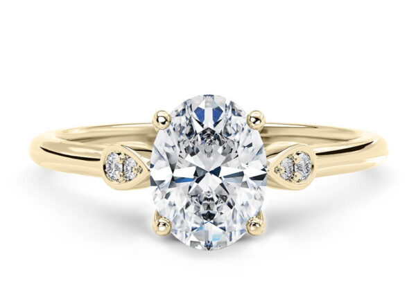 prim oval vintage amarillo