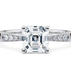 delicate vintage asscher blanco