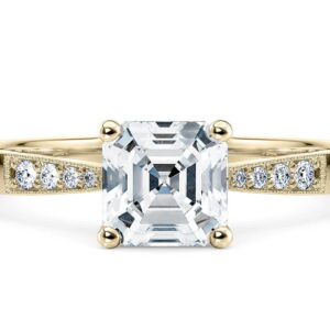 delicate vintage asscher blanco