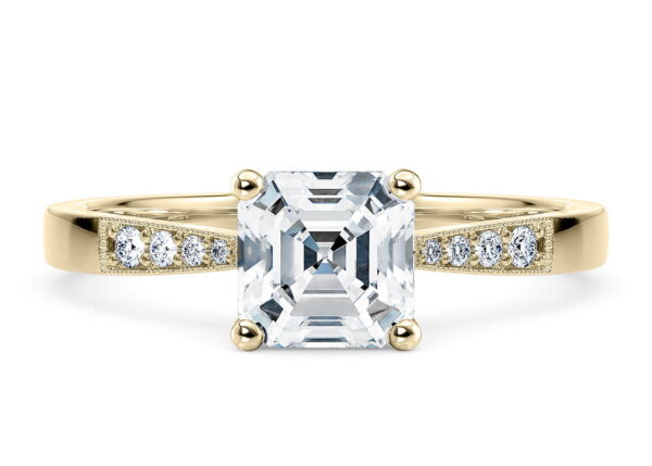 delicate vintage asscher blanco