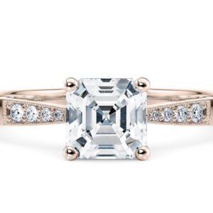 delicate vintage asscher blanco