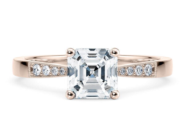 delicate vintage asscher blanco
