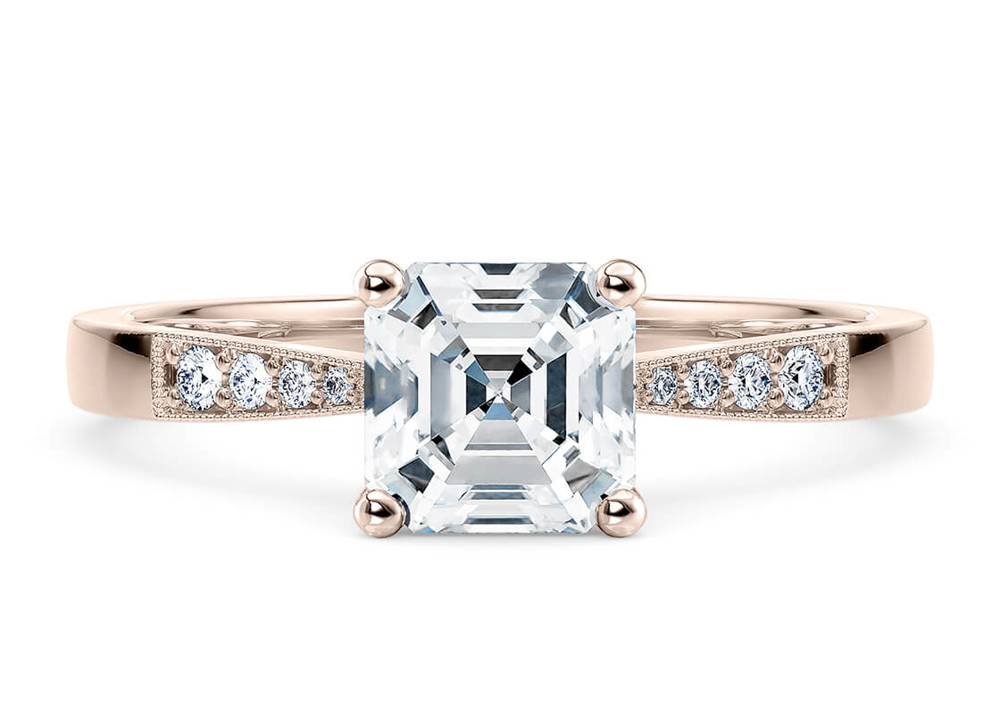 delicate vintage asscher blanco