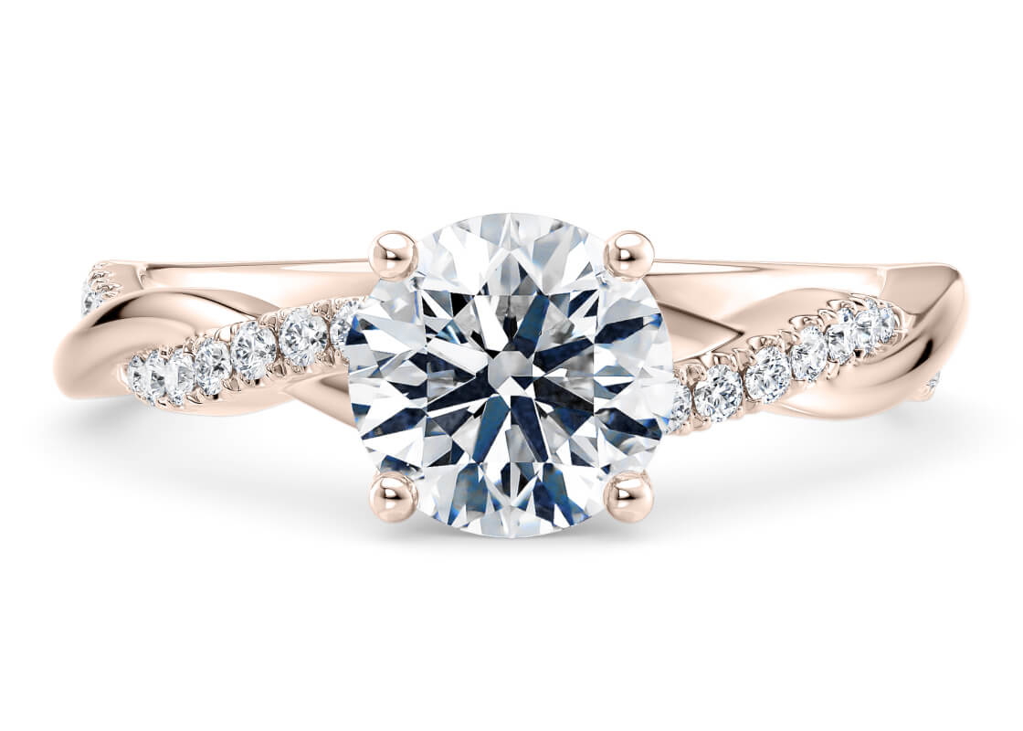 pirueta redondo banda vintage rosa